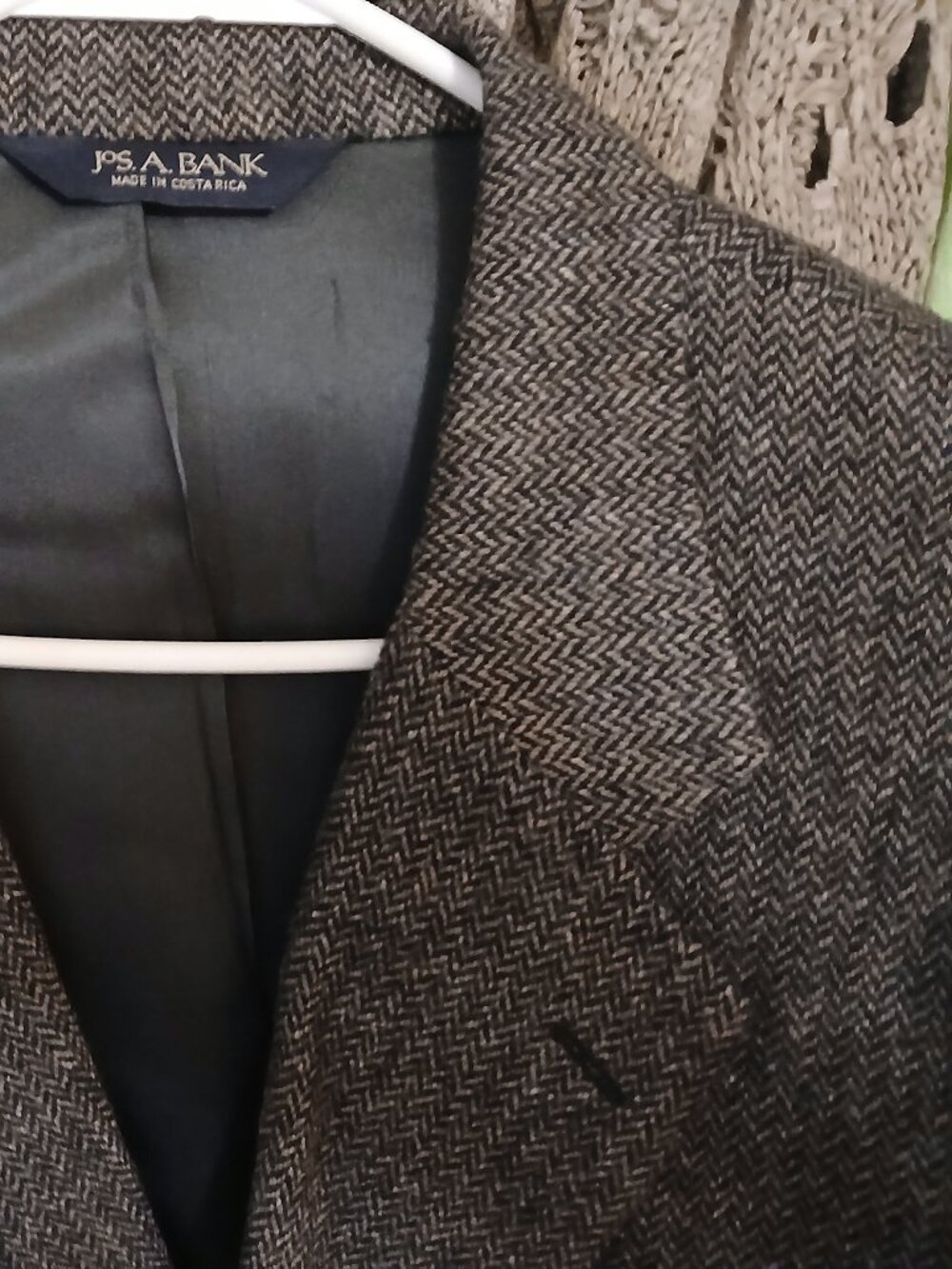 Jos A Bank Tweed Blazer